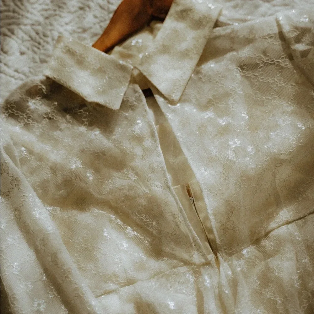 1960s handmade vogue pattern and wedding dress - Picture 10 of 15